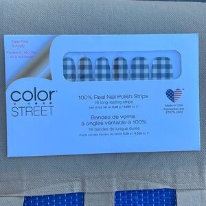 Color Street Plaid about You nail polish strips
